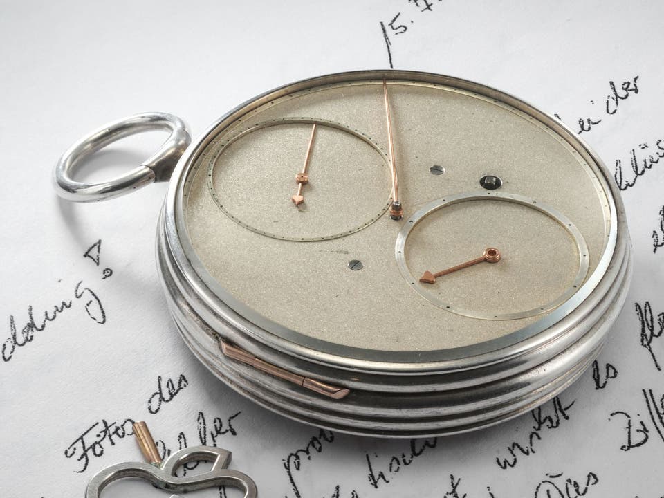 Richard Miklosch flying tourbillon pocket watch