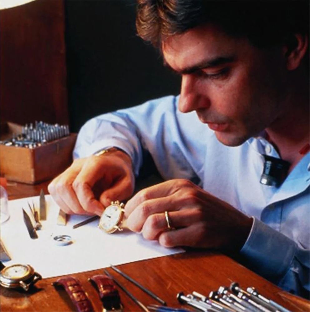 A young Franck Muller in his workshop. World Commerce Corporation