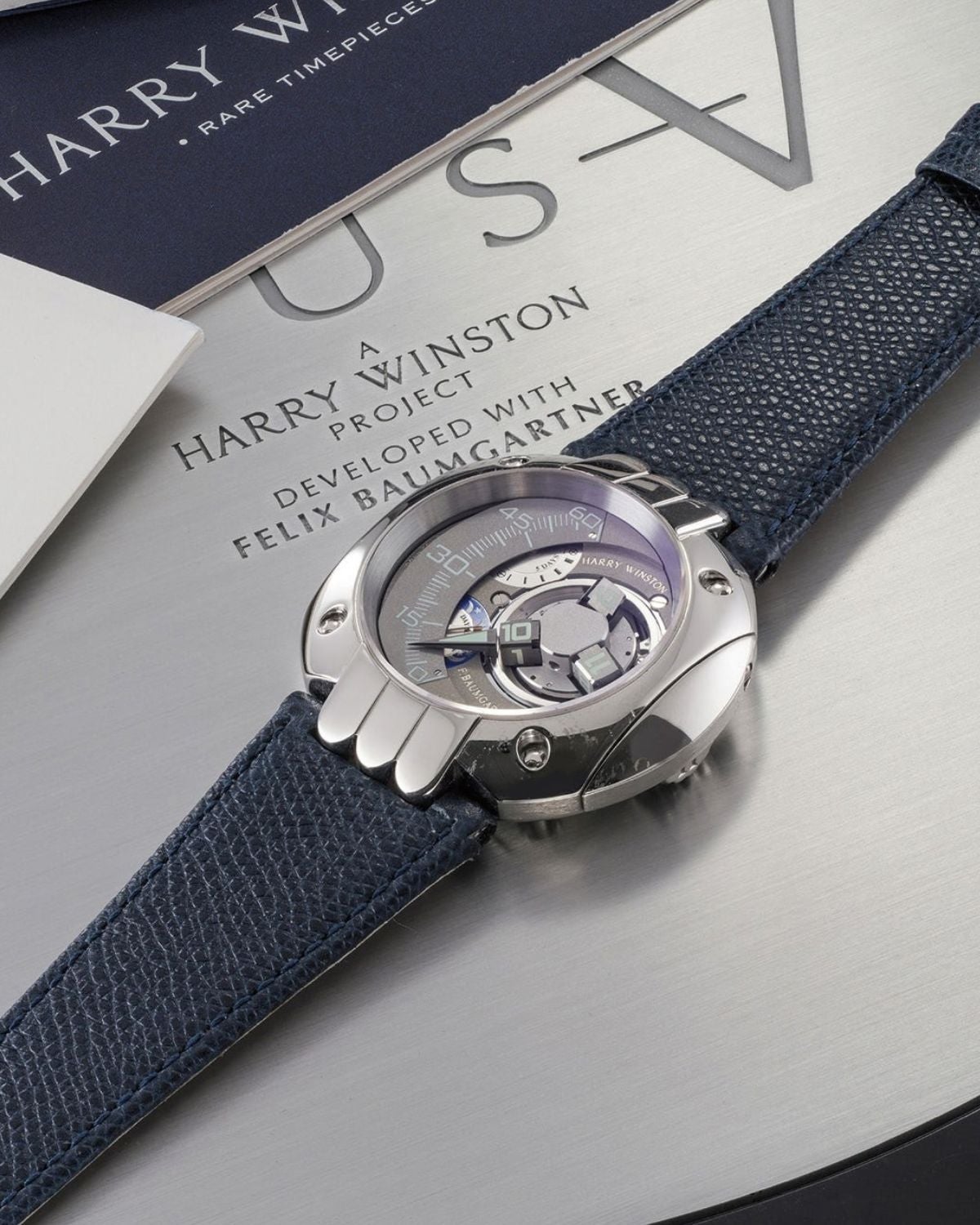 The Harry WInston Opus V in platinum. 