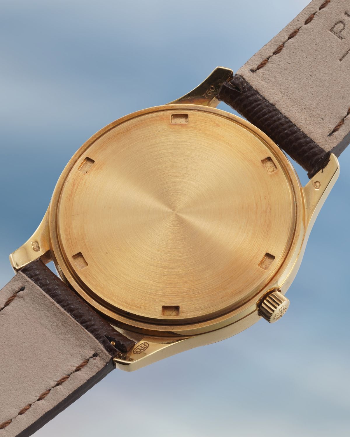 Lot 93: A unique 2002 Patek Philippe Ref. 3998 “VILIP STERKK” with an Egyptian hieroglyph dial in 18k yellow gold, most probably made for Philippe Starck, included in The Geneva Watch Auction XXIV. Estimate: CHF 80,000–160,000 