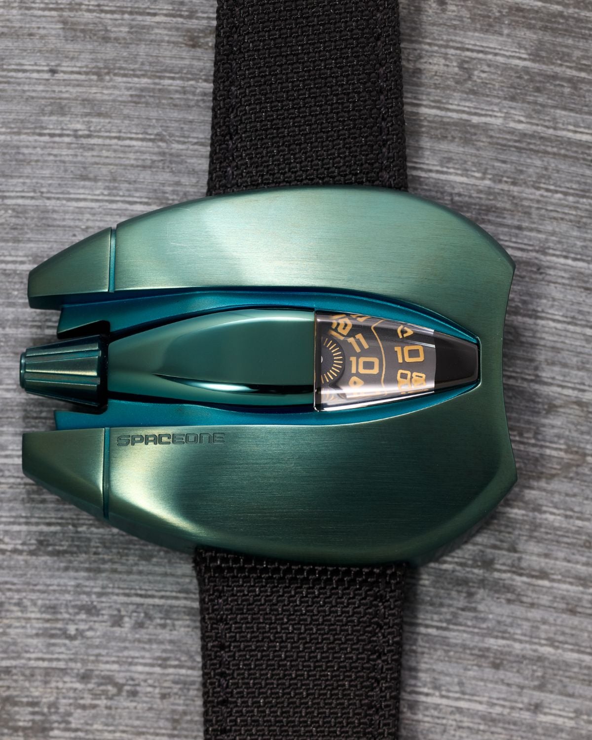 Lot 38: A 2025 SpaceOne Jump Hour “Perpétuel Gallery” Prototype in titanium, a unique piece, included in the Phillips New York Sessions, Fall 2026. Estimate: USD $4,000–8,000