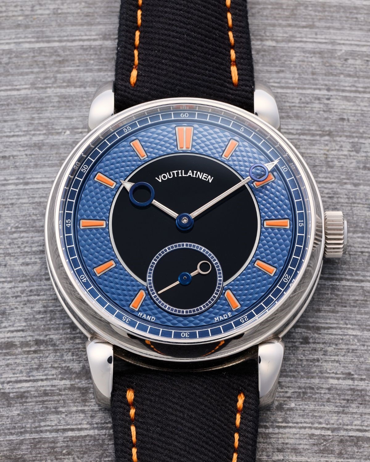 Lot 22: A circa 2021 Voutilainen 28Sport Limited Edition in stainless steel, numbered 5 of 8 pieces, included in the Phillips New York Sessions, Fall 2026. Estimate: USD $120,000–240,000