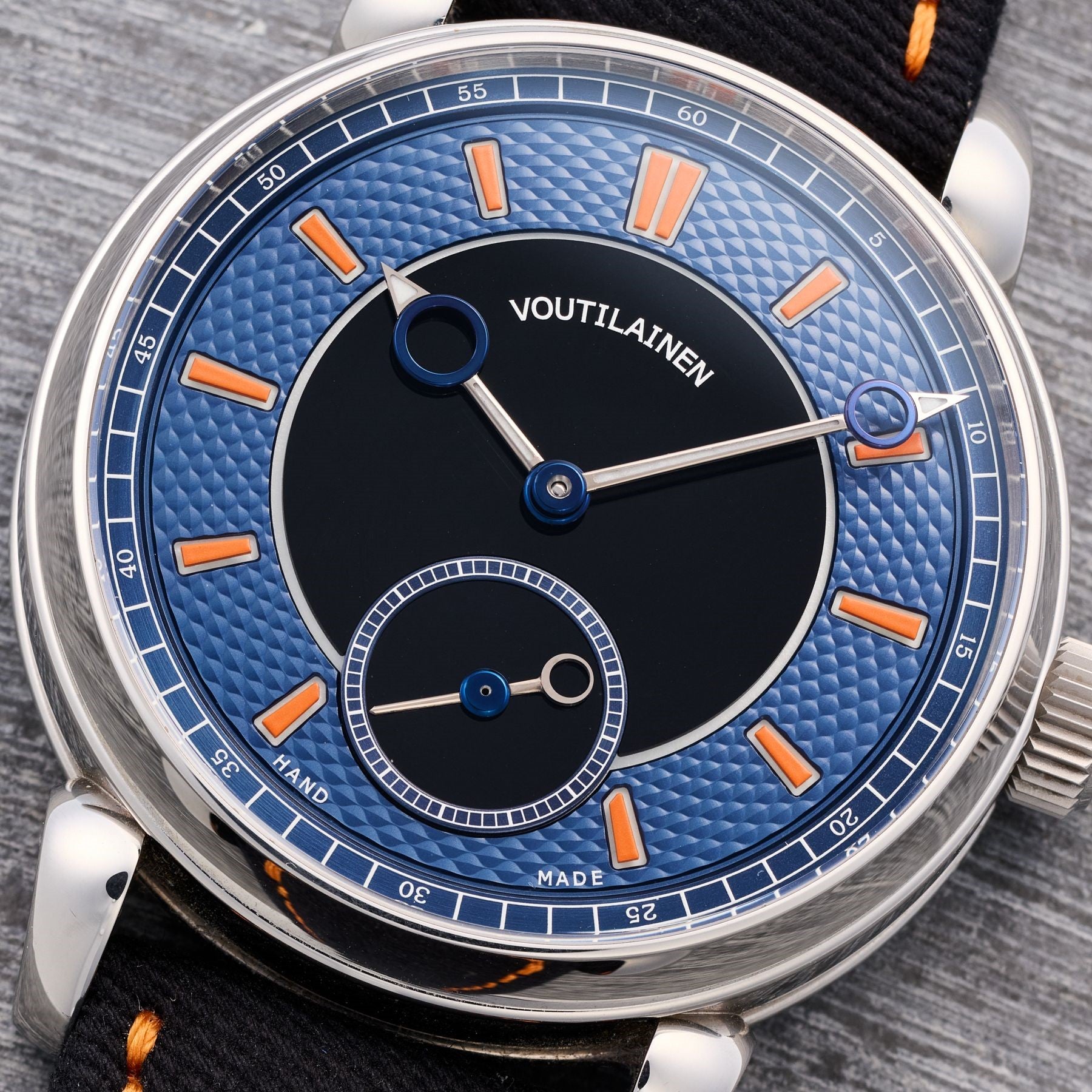 Lot 22: A circa 2021 Voutilainen 28Sport Limited Edition in stainless steel, numbered 5 of 8 pieces, included in the Phillips New York Sessions, Fall 2026. Estimate: USD $120,000–240,000 