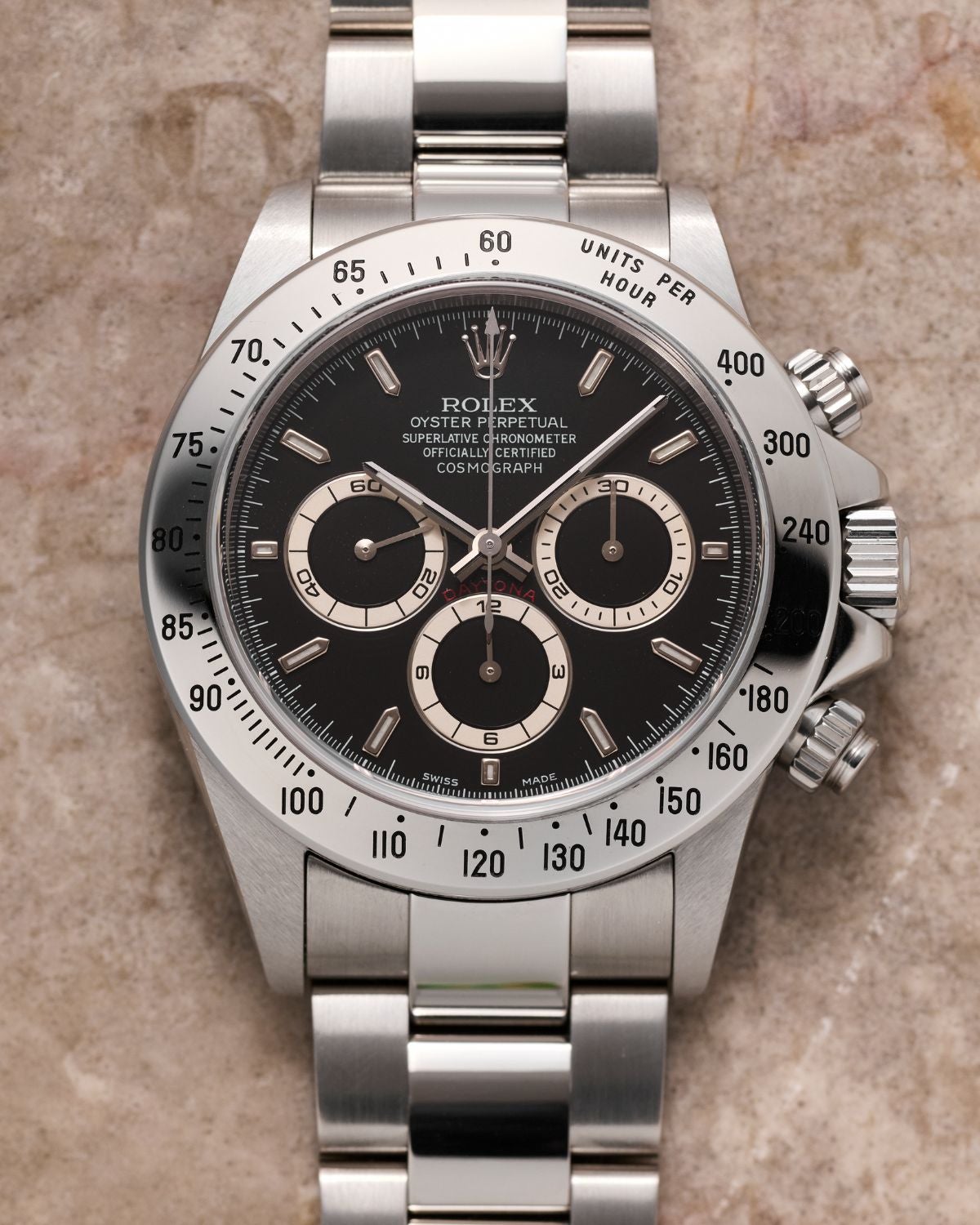 Lot 31: A circa 1998 Rolex Cosmograph Daytona Ref. 16520 in stainless steel, included in the Phillips New York Sessions, Fall 2026. Estimate: USD $20,000–40,000 