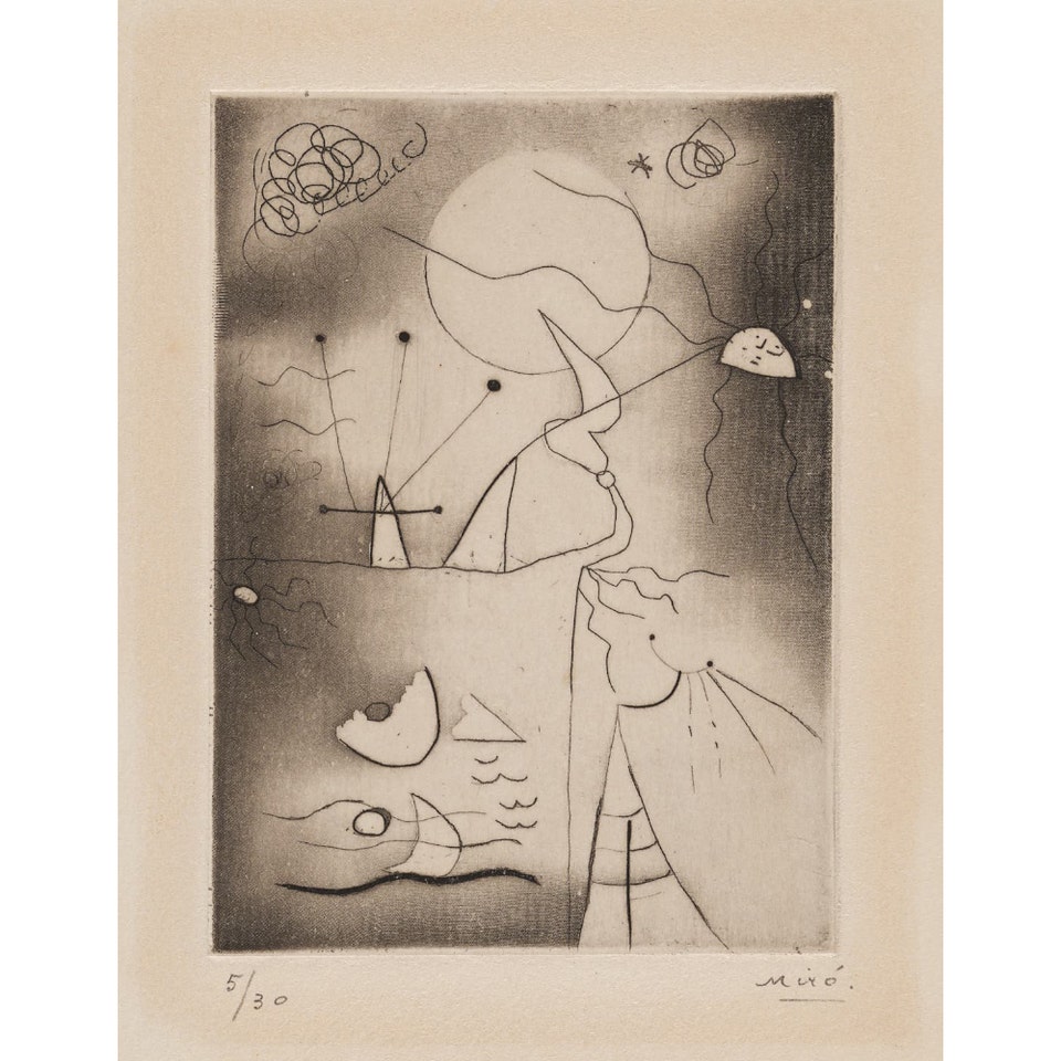 JOAN MIRÓ Paysage meurtrier (Murderous Landscape) 1938
