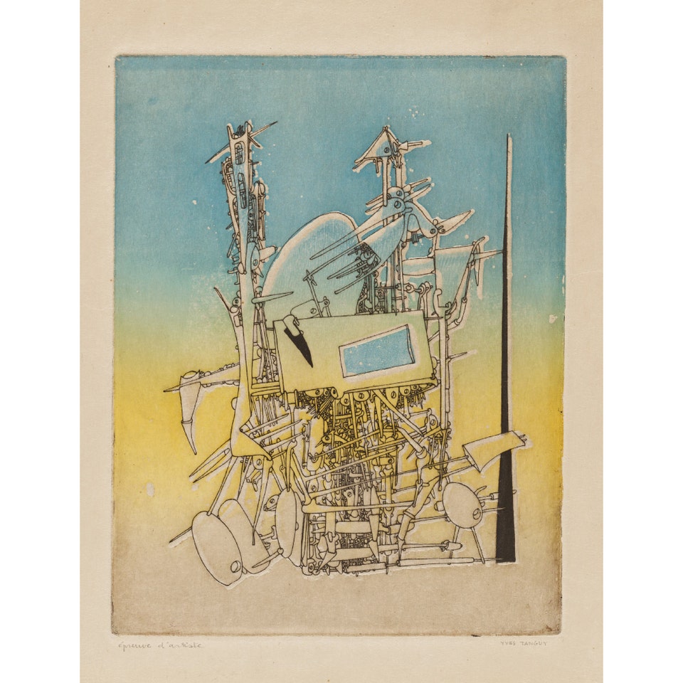 YVES TANGUY Untitled, from Le Grand Passage 1953