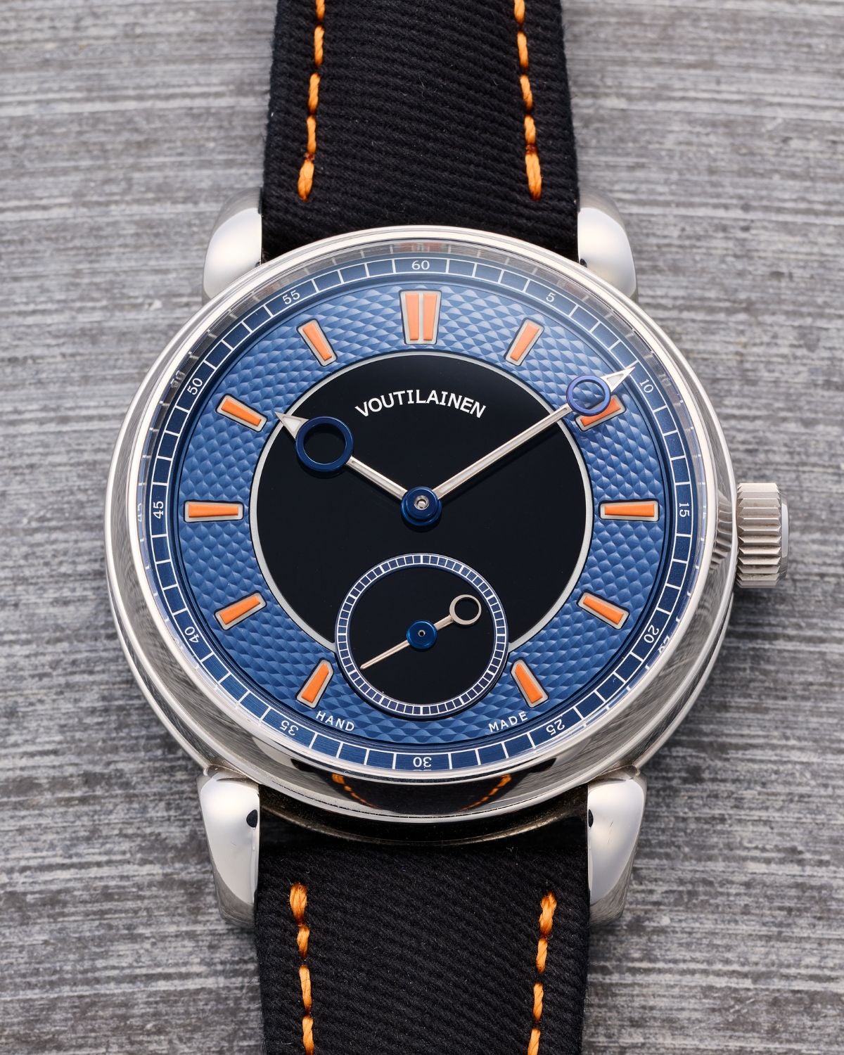Lot 22: A circa 2021 Voutilainen 28Sport Limited Edition in stainless steel, numbered 5 of 8 pieces, included in the Phillips New York Sessions, Fall 2026. Estimate: USD $120,000–240,000 