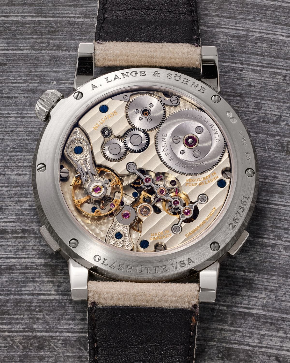 Lot 80: A 2024 A. Lange & Söhne Zeitwerk Date Ref. 148.038 in 18k white gold, included in the Phillips New York Sessions, Fall 2026. Estimate: USD $30,000–60,000 
