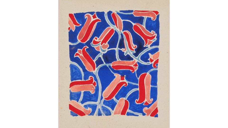 Sonia Delaunay Projet de Tissus no. 970 (Fabric Project no. 970)
