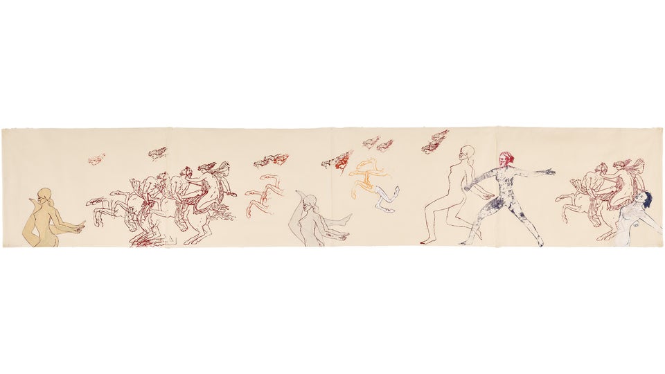 Nancy Spero Goddess and Centaur I