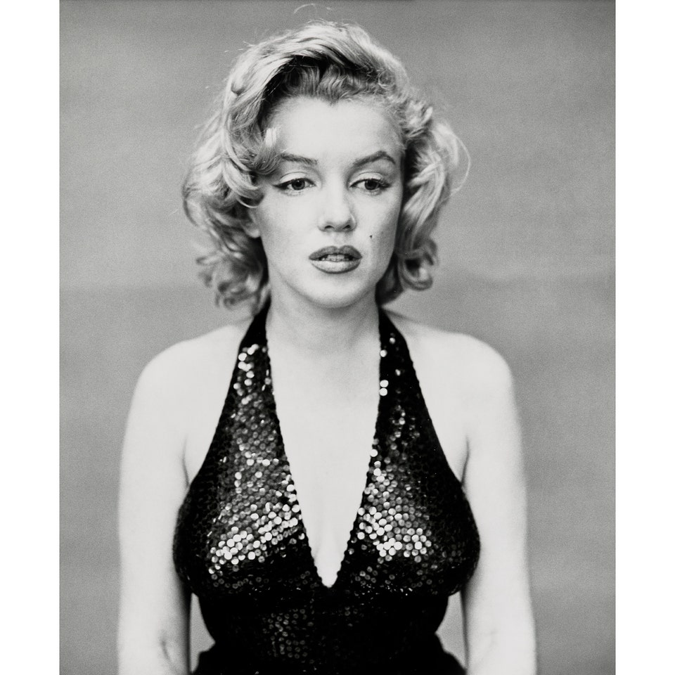 Richard Avedon Marilyn Monroe, actress, New York City, 5-6-57. Photographs Auction New York October 2026