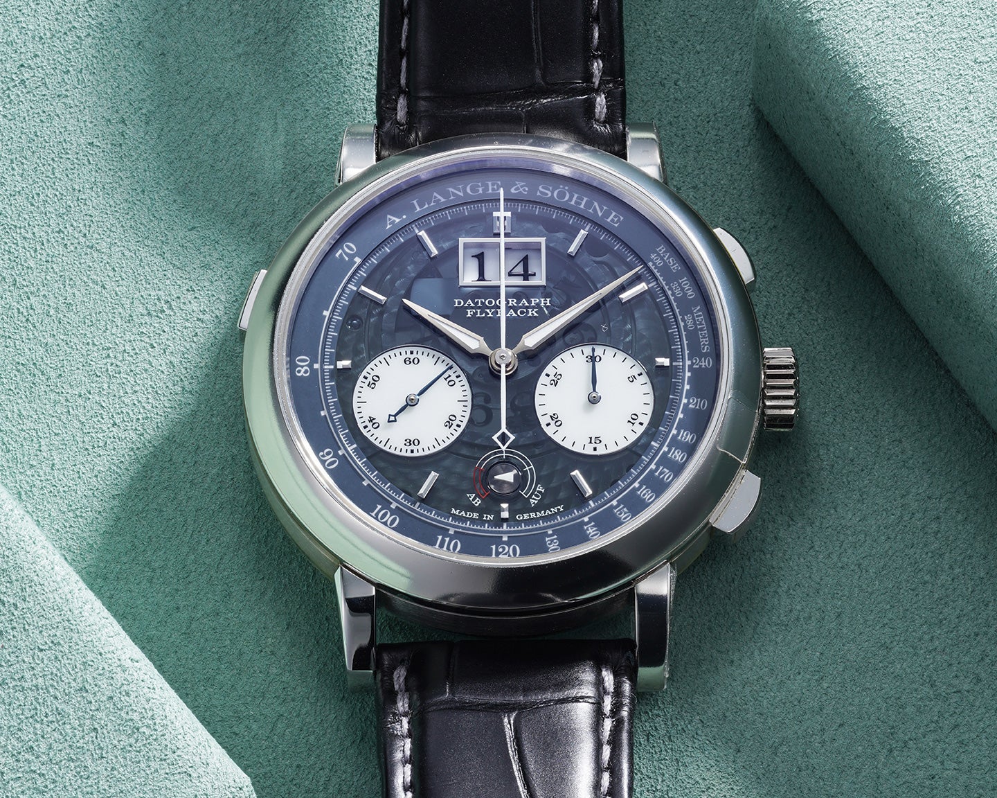 A. LANGE & SÖHNE Datograph AUF/AB “Lumen” in platinum