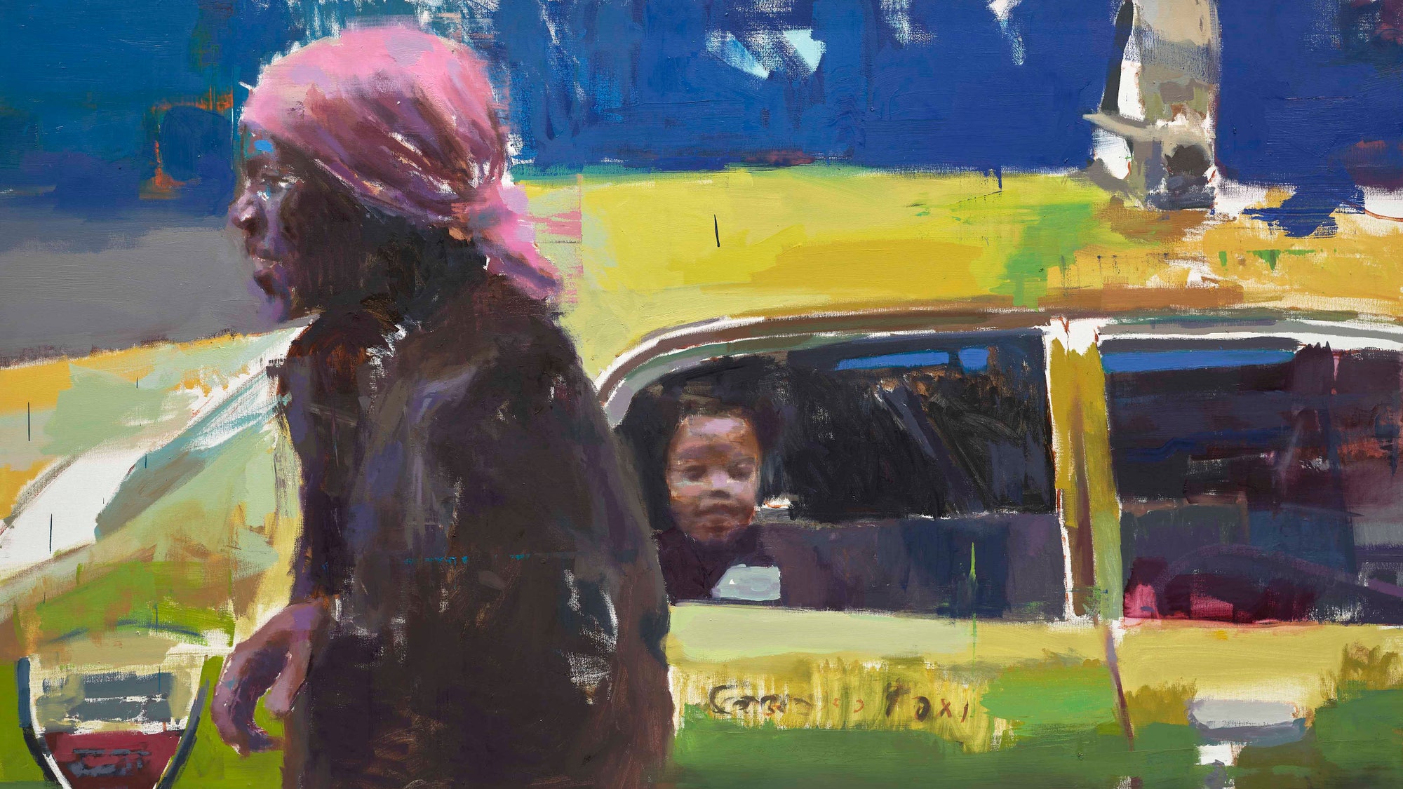 red painting